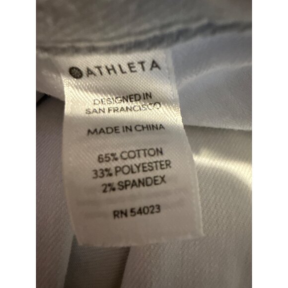 Athleta Sculpt Skinny Cropped Jeans Glacier Wash Size 4 - Picture 12 of 14